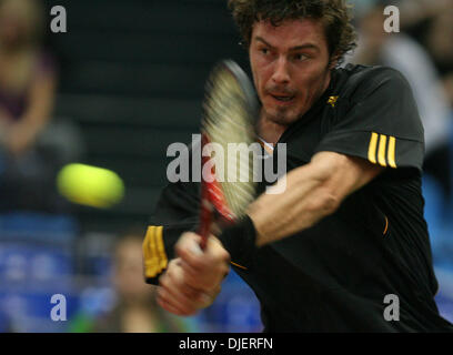 Oct 09, 2007 - Moscow, Russia - Russian tennis player MARAT SAFIN during the 2007 Kremlin Cup tennis tournament in Moscow. (Credit Image: © PhotoXpress/ZUMA Press) RESTRICTIONS: North and South America RIGHTS ONLY! Stock Photo