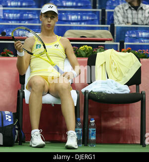 Oct 09, 2007 - Moscow, Russia - Russian tennis player ELENA DEMENTIEVA during the 2007 Kremlin Cup tennis tournament in Moscow. (Credit Image: © PhotoXpress/ZUMA Press) RESTRICTIONS: North and South America RIGHTS ONLY! Stock Photo