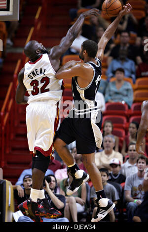 Oct 23, 2007 - Miami, Florida, USA - Miami's #7 PENNY HARDAWAY reacts after  being called for a foul while playing San Antonio during the first half at  the American Airlines Arena