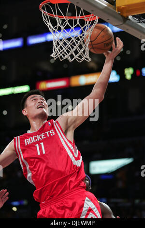 Yao Ming of the Houston Rockets during the NBA All-Star Game Rookie ...