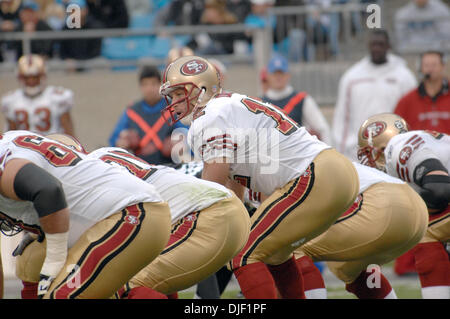 Dec 03, 2007 - Charlotte, North Carolina, USA - San Francisco 49ers Quarterback (12) TRENT DILFER as the Carolina Panthers beat the San Francisco 49ers 31-14 as they played The Bank of America Stadium located in Charlotte. (Credit Image: © Jason Moore/ZUMA Press) Stock Photo