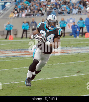 Dec 03, 2007 - Charlotte, North Carolina, USA - Carolina Panthers (34) DEANGELO WILLIAMS as the Carolina Panthers beat the San Francisco 49ers 31-14 as they played The Bank of America Stadium located in Charlotte.   (Credit Image: © Jason Moore/ZUMA Press) Stock Photo