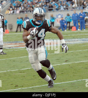 Dec 03, 2007 - Charlotte, North Carolina, USA - Carolina Panthers (34) DEANGELO WILLIAMS as the Carolina Panthers beat the San Francisco 49ers 31-14 as they played The Bank of America Stadium located in Charlotte.   (Credit Image: © Jason Moore/ZUMA Press) Stock Photo