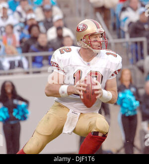 Dec 03, 2007 - Charlotte, North Carolina, USA - San Francisco 49ers Quarterback (12) TRENT DILFER as the Carolina Panthers beat the San Francisco 49ers 31-14 as they played The Bank of America Stadium located in Charlotte (Credit Image: © Jason Moore/ZUMA Press) Stock Photo