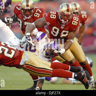 Minnesota Vikings running back Bryant Koback warms up before their game  against the San Francisco 49ers during an NFL preseason football game,  Saturday, Aug. 20, 2022, in Minneapolis. (AP Photo/Craig Lassig Stock