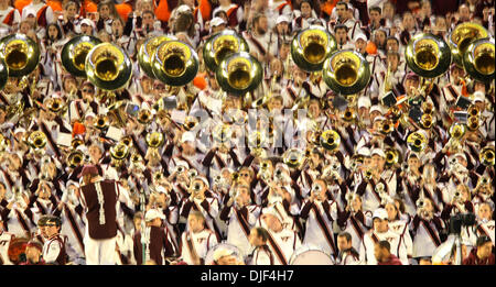 Jan 03, 2008 - Miami, Florida, USA -Hokie band in action during first half action of the 2008 Orange Bowl at  Dolphin stadium in Miami Gardens. (Credit Image: © Bill Ingram/Palm Beach Post/ZUMA Press) RESTRICTIONS: * USA Tabloids Rights OUT * Stock Photo