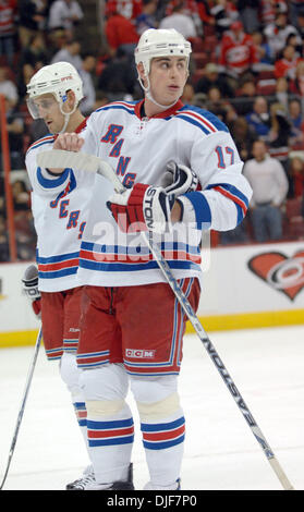 Jan 29, 2008 - Raleigh, North Carolina, USA - New York Rangers (17) BRANDON DUBINSKY. The Carolina Hurricanes defeated the New York Rangers with a final score of 3-1 at the RBC Center located in Raleigh. (Credit Image: © Jason Moore/ZUMA Press) Stock Photo
