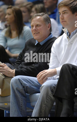 Feb 24, 2008 - Chapel Hill, North Carolina, USA - NCAA College Basketball: United States Senator RICHARD BURR watches the University of North Carolina Tarheels defeat the Wake Forest Demon Deacons with final score of 89-73 as they played the Dean Smith Center located in Chapel Hill. (Credit Image: © Jason Moore/ZUMA Press) Stock Photo