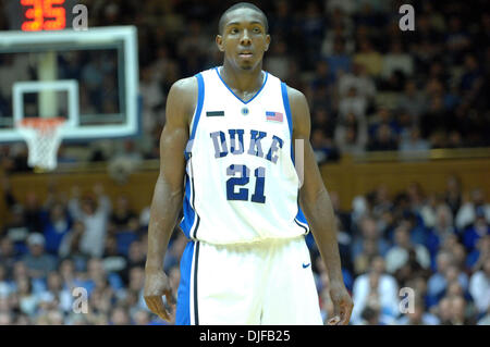 Feb 27, 2008 - Durham, North Carolina, USA - NCAA College Basketball: Duke Bluedevils (21) DEMARCUS NELSON as the Duke Bluedevils defeated the Georgia Tech Yellow Jackets with a final score of 71-58 as they played at the Cameron Indoor Stadium located in Durham.  (Credit Image: © Jason Moore/ZUMA Press) Stock Photo