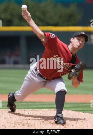 June 10, 2010 - Denver, Colorado, U.S. - MLB Baseball - Houston Astros pitcher ROY OSWALT throws during a 5-4 win over the Colorado Rockies at Coors Field. (Credit Image: © Don Senia Murray/ZUMApress.com) Stock Photo