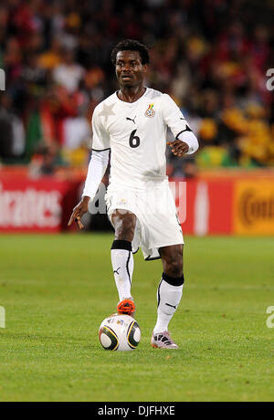 Jun 13, 2010 - Pretoria, South Africa - ANTHONY ANNAN of Ghana in action during a FIFA World Cup 2010 football match between Serbia and Ghana at the Loftus Versfeld Stadium, on June 13, 2010 in Pretoria, South Africa. (Credit Image: © Luca Ghidoni/ZUMApress.com) Stock Photo