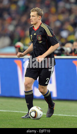 June 23, 2010 - Johannesburg, South Africa - Marcell Jansen of Germany in action during the 2010 FIFA World Cup soccer match between Ghana and Germany at Soccer City Stadium on June 23, 2010 in Johannesburg, South Africa. (Credit Image: © Luca Ghidoni/ZUMApress.com) Stock Photo