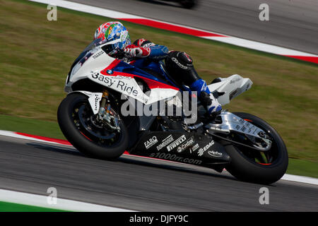 World SBK 2010 San Marino GP Misano World Circuit in Misano Adriatico Sunday Race 2...Troy Corser on BMW. (Credit Image: © Andrea Ranalli/Southcreek Global/ZUMApress.com) Stock Photo