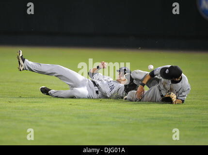 South Carolina out fielder Whit Merrifield #5 during the 2010 NCAA