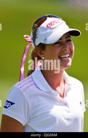 June 30, 2010 - Sylvania, Ohio, USA - 30 June 2010:  Paula Creamer during the Owens-Illinois Celebrity Pro-Am event of the Jamie Farr Owens Corning Classic presented by Kroger at Highland Meadows Golf Club in Sylvania, Ohio.   .Mandatory Credit: Scott W. Grau / Southcreek Global (Credit Image: © Southcreek Global/ZUMApress.com) Stock Photo