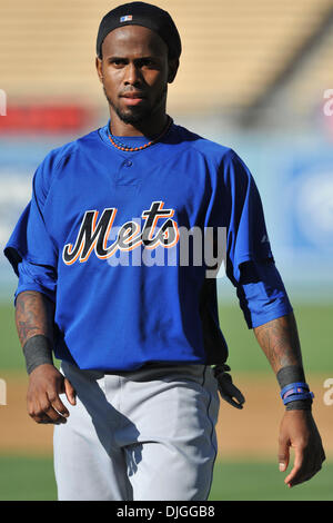 Jose Reyes of the New York Mets vs the Los Angeles Dodgers March 21st, 2007  at Holman Stadium in Vero Beach, Florida. (Mike Janes/Four Seam Images via  AP Images Stock Photo 