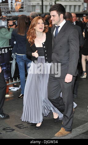 Rose Leslie The European Premiere of 'The Dark Knight Rises' held at the Odeon West End - Arrivals. London, England - 18.07.12 Stock Photo