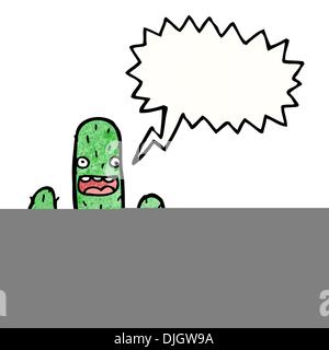 Retro cartoon with texture. Isolated on White. Stock Vector