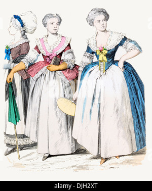 German fashion plate, mid 19th century by German School