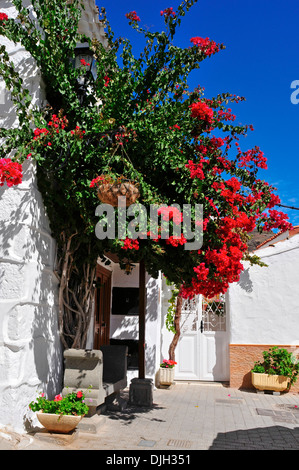 view of a picturesque street in Fataga, Gran Canaria, Canary Islands, Spain Stock Photo