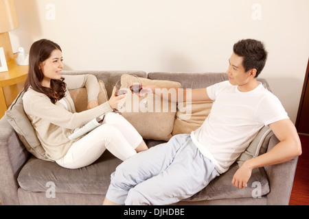 Eastern Couple, Lovers Stock Photo