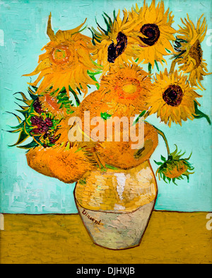 Sunflowers 1888 Vincent van Gogh 1853–1890 Dutch Netherlands Stock Photo
