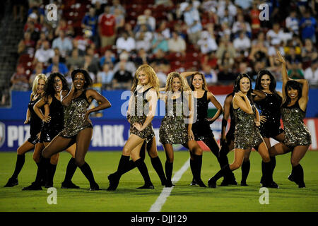 The FC Dallas Dancers perform during halftime. Inter Milan battled FC Dallas to a 2-2 draw at Pizza Hut Park, Frisco, Texas. (Credit Image: © Jerome Miron/Southcreek Global/ZUMApress.com) Stock Photo