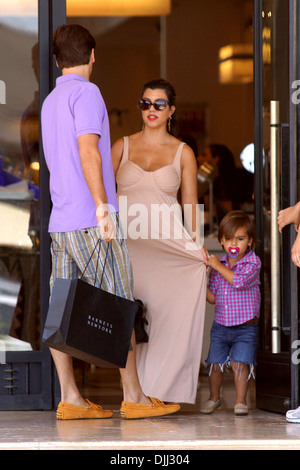 Scott Disick, Mason Dash Disick and Kourtney Kardashian Kourtney