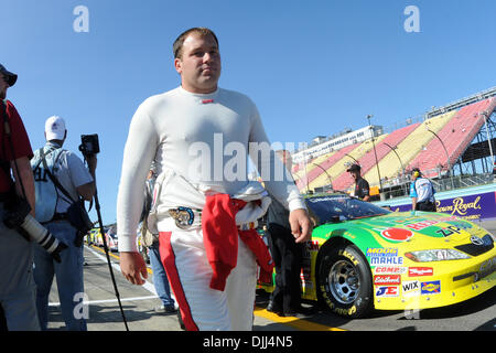 Aug. 07, 2010 - Watkins Glen, New York, United States of America - August 7, 2010:  Phoenix Construction driver RYAN NEWMAN walks to his car for the start of qualifying for the Zippo 200 Nationwide Series Race at Watkins Glen International, Watkins Glen, NY..Mandatory Credit: Michael Johnson / Southcreek Global (Credit Image: © Southcreek Global/ZUMApress.com) Stock Photo