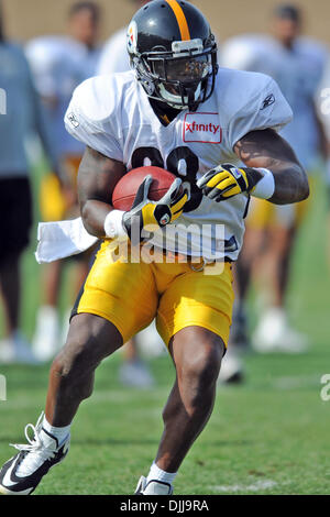 08 August, 2010: Pittsburgh Steelers HINES WARD (#86) smiling