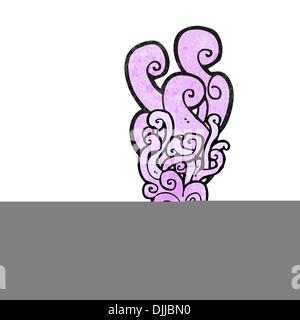 Retro cartoon with texture. Isolated on White. Stock Vector