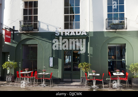 Strada restaurant at Montpellier Walk Cheltenham UK Stock Photo