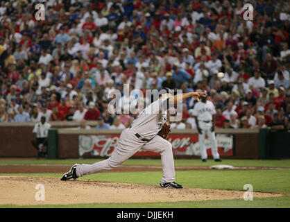 Aug. 11, 2010 - Arlington, Texas, USA - August 11, 2010. Texas Ranger JOSH  HAMILTON hits a double against the Yankees. The New York Yankees defeated  the Texas Rangers 7 to 6