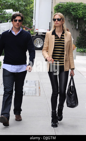 Model Karolina Kurkova and husband Archie Drury seen out and about in Manhattan New York City USA - 05.06.12 Stock Photo
