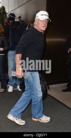 James Caan Celebrities outside Trump Soho Hotel in Soho Manhattan New