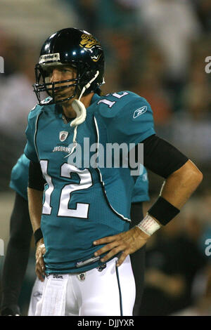 Jacksonville Jaguars Quarterback Luke Mccown, Center, Scrambles While 