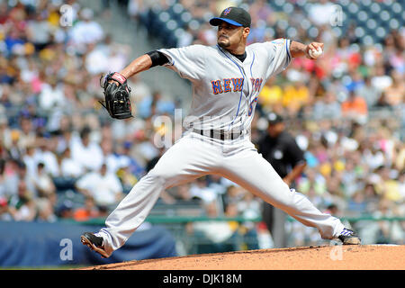 Pittsburgh Pirates starting pitcher Johan Oviedo (24) delivers against the  Texas Rangers in the fourth inning of a baseball game, Wednesday, May 24,  in Pittsburgh. Texas Rangers won 3-2. (AP Photo/Barry Reeger