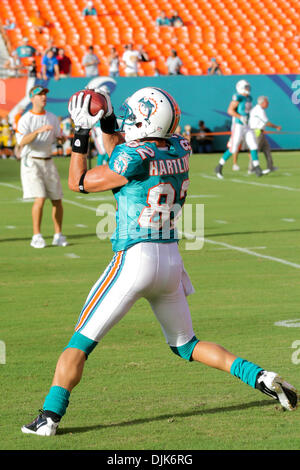 Dolphins WR Brandon Marshall (19) during practice at the team's training  camp in Nova Southeastern University in Davie, Florida. (Credit Image: ©  Ron Hurst/Southcreek Global/ZUMApress.com Stock Photo - Alamy