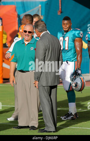 Miami Dolphins head coach Tony Sparano walks the sidelines during Dolphins  and the Baltimore Ravens NFL AFC wildcard game at Dolphin Stadium in Miami  on January 4, 2009. The Ravens defeated the