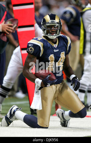 Sep. 02, 2010 - Saint Louis, Missouri, United States of America -  Saint Louis Rams Wide Receiver Keenan Burton (#14) during a preseason game between the Saint Louis Rams and the Baltimore Ravens at the Edward Jones Dome in Saint Louis, Missouri. The Rams defeated the Ravens 27-21. (Credit Image: © Jimmy Simmons/Southcreek Global/ZUMApress.com) Stock Photo