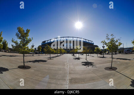 Sep. 04, 2010 - Denver, Colorado, United States of America - A view of the venue before the Rocky Mountain Showdown game between the Colorado State Rams and the Colorado Buffaloes at Invesco Field at Mile High. Colorado defeated Colorado State by a score of 24-3. (Credit Image: © Andrew Fielding/Southcreek Global/ZUMApress.com) Stock Photo