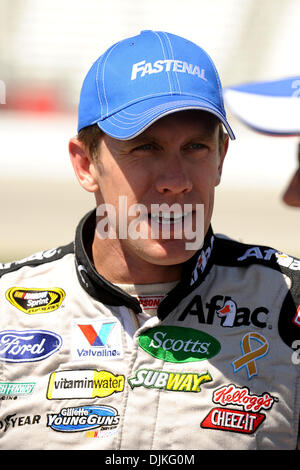 Sep. 05, 2010 - Hampton, Georgia, United States of America - Carl Edwards, driver of the #60 Ameriquest Mortgage Ford, on pit road during qualifying for the Great Clips 300 at Atlanta Motor Speedway in Hampton Georgia. (Credit Image: © Marty Bingham/Southcreek Global/ZUMApress.com) Stock Photo