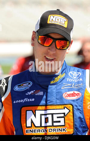 Sep. 05, 2010 - Hampton, Georgia, United States of America - Kyle Busch, driver of the #18 Toyota, on pit road during qualifying for the Great Clips 300 at Atlanta Motor Speedway in Hampton Georgia. (Credit Image: © Marty Bingham/Southcreek Global/ZUMApress.com) Stock Photo