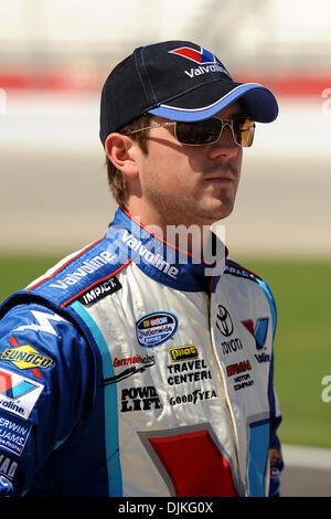 Sep. 05, 2010 - Hampton, Georgia, United States of America - Michael Annett, driver of the #15 Menards/Pittsburgh Paints Chevrolet,  on pit road during qualifying for the Great Clips 300 at Atlanta Motor Speedway in Hampton Georgia. (Credit Image: © Marty Bingham/Southcreek Global/ZUMApress.com) Stock Photo