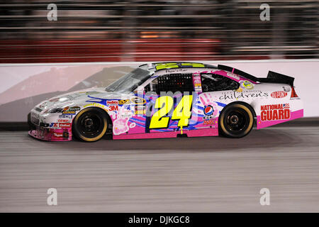 Sep. 06, 2010 - Hampton, Georgia, United States of America - Jeff Gordon, driver of the #24 DuPont Chevrolet, races down the front stretch at the Emory Healthcare 500 at Atlanta Motor Speedway in Hampton Georgia. (Credit Image: © Marty Bingham/Southcreek Global/ZUMApress.com) Stock Photo