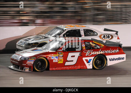 Sep. 06, 2010 - Hampton, Georgia, United States of America - Kasey Kahne, driver of the #9 Budweiser Ford, races down the front stretch at the Emory Healthcare 500 at Atlanta Motor Speedway in Hampton Georgia. (Credit Image: © Marty Bingham/Southcreek Global/ZUMApress.com) Stock Photo