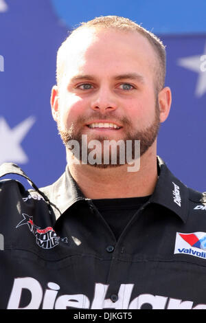 Sept. 6, 2010 - Indianapolis, Indiana, United States of America - 06 September2010:  Matt Hagen smiles and waves to the crowd.The U.S. Nationals were held at O'Reilly Raceway Park in Indianapolis, Indiana. (Credit Image: © Alan Ashley/Southcreek Global/ZUMApress.com) Stock Photo