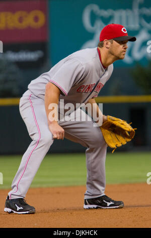 Cincinnati Reds third baseman Scott Rolen in action against the ...