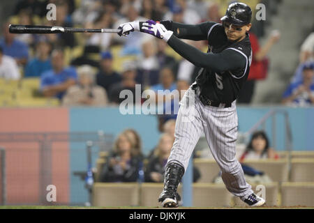 Carlos Gonzalez,durante el entrenamiento matutino de los rockies de Colorado,  durante el Spring Training de las Ligas Mayores del Beisbol en el Salt R  Stock Photo - Alamy