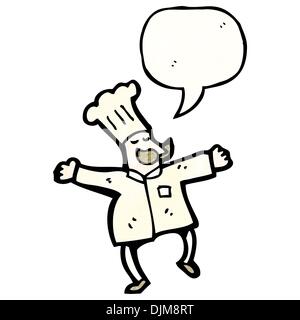 Retro cartoon with texture. Isolated on White. Stock Vector